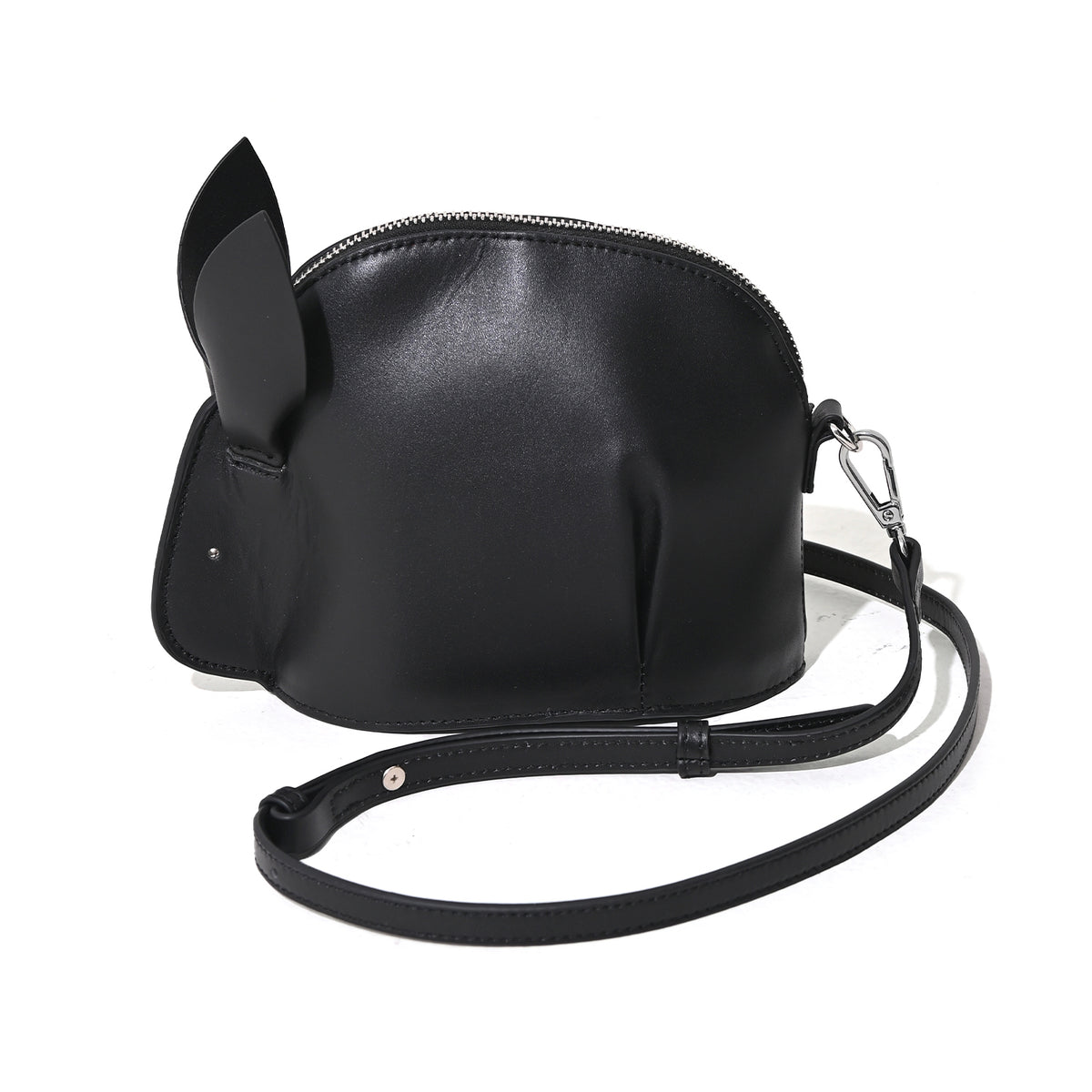 Usagi leather pouch shoulder bag Black – pourL-onlinestore