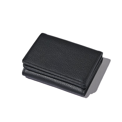 ASAHI leather mini wallet