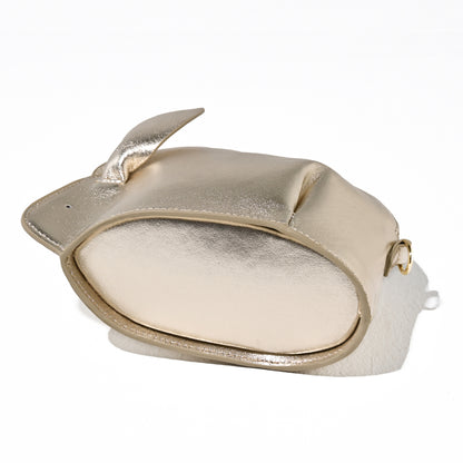 Usagi leather pouch shoulder bag